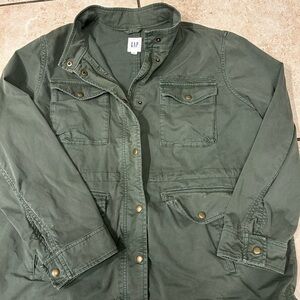 Women's Gap green utility coat size XL